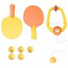 FytStycale Tennistavolo Indoor per Allenamento Individuale E Sviluppo della Coordinazione, 6 Palline Gialle
