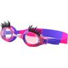 Wenoup Occhialini da Nuoto per Bambini Ggggles Cartoon Swimming Glasses Afficulanes Pool Wooden Skin Sinurer for Evening Children, Rosa Viola
