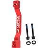 QSTDGVPW Adattatore per Freno a Disco per Bicicletta, Convertitore di Montaggio, Adattatore Leggero da 160 Mm per Pinza Freno da Ciclismo con Bulloni, Rosso