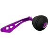 Girftong Manopola di ricambio in EVA, impugnatura di ricambio per mulinello da pesca con anima in metallo, lunghezza 103 mm, per riparazione ruote tamburi e modifiche zattere (viola)