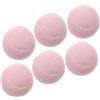 Homoyoyo 6 Palline da Tennis Rosa in Gomma per Principianti Femminili, Morbide e Versatili per Allenamento Indoor e Outdoor, Design Elegante e Gioco Sicuro
