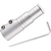 Hellery Adattatore per Manubrio Bici, Attacco Regolabile 1 1/8 28,6 Mm, Prolunga per Forcella Bici, Ricambi per Riparazione Bici da Strada, Argento 12 cm x 3,5 cm