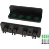 LeeQinersw Porta Stecche da Biliardo in Legno con Clip da Parete Supporto Bacchette Materiale Resistente Installazione Veloce Adatto per, Nero
