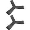 PETSOLA 2 Pezzi di Cinghie per, Attacchi per, Robuste Cinghie Elastiche in Silicone per Una Pinna, Adatte al Nuoto, Black M 39 to 41