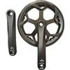 Fiocias Bicicletta Guarnitura in Alluminio con Braccio Manovella Robusto Singola Installazione Semplice su Bici da Strada Componente Durevole Adatto