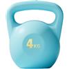 AsrMyjcx Kettlebell Ricaricabile con Peso Funzionale per E Resistenza Muscolare, Manubrio Auto-riempiente con Impugnatura Sicura E Materiale PE, Attrezza, Blu 4 kg