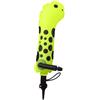 KQFCAZRE Dive Surface Marker Buoy Boa Segnalazione Immersione Subacquea Gonfiabile Nylon TPU Fondo Chiuso Accessori Pesca Adatto per Attrezzatura Sub, Giallo Fluorescente