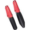 Pegciuho Set di 2 Parafanghi per Bicicletta, Parafanghi Portatili Antifango, Parafanghi per Pneumatici per Biciclette per Bambini E Biciclette da Neve, Rosso