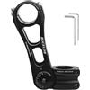 AEYINO Attacco manubrio bicicletta regolabile MTB 25,4 mm 31,8 mm 90/110/130/145 mm 80 gradi per regolazione dell'angolo, prolunga manubrio della bicicletta per MTB, e-bike, mountain bike (lega di