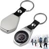 AetherAurora Bussola Portachiavi Bussola All'aperto, Bussole Mini con Alta Precisione, Impermeabile, per Escursionismo, Avventura, Campeggio, Navigazione Precisa, Regalo per Bambini(9.7cmx3.3cm)