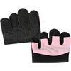 Wswqop Guanti da Allenamento, Guanti da Ginnastica, Antiscivolo, Imbottitura in Silicone, Protezione per Le Mani, Guanti da Sollevamento Pesi, Senza Dita per, Nero l