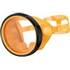 TISHITA Maschera Subacquea Ampia Occhiali Immersione Subacquea Maschera Snorkeling Vetro Antifog Silicone Ergonomico Doppia Tenuta Adatta per Bambini Ad, Arancione Nero