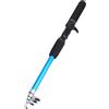 Taotalhomy Canna da pesca telescopica in fibra di vetro, a 3 sezioni, per laghetto, compatta, 1,5 m/2,1 m/2,4 m, blu (1,5 m)