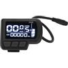 Rengue Display Bici LCD EN06 con Staffa per Schermo Grande, Interfaccia Faro e ABS Impermeabile per Scooter Elettrico con Manubrio da 22,2 Mm 24 V 36 V 48 60