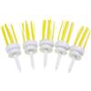 BAYNOPURIN Tee De Golf 20 Pezzi 54/70/83mm Tee da Golf Spazzola infrangibile Base a Sfera Lunga Kit di Pratica a Basso attrito(54mm)