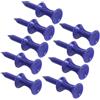 BAYNOPURIN Tee De Golf 50 Pezzi/Pacco Tee da Golf 25mm-51mm Castle Orange Accessorio for Golfisti for Il Tee della Palla(37MM Blue)