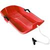 Hellery Snowboard Portatile, Slitta Resistente all'Usura con Corda di Traino, Tavola da Slitta per Sabbia, Equilibrio, Scivolo Sull', Accessorio P, Rosa