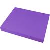 KTUXZCI Tappetino antiscivolo Balance Cushion in TPE per esercizi, cuscino in, attrezzatura essenziale per l'allenamento della forza palestra, tappetino per yoga, pavimento, viola, 40x33x5cm