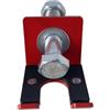 TISHITA Supporto per Bilanciere, Rastrelliera, Supporto per Piana, Montabile Su Rack per Squat, Accessorio con Imbottitura Protettiva, Stabile, Rosso