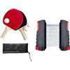 Generic Set di Racchette E Palline da Pong, Rete Retrattile Portatile con Supporti, Set da Tennis da Tavolo per Esterni, Grigio