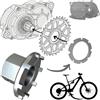 Fantic26 F26 Attrezzo per anelli di bloccaggio per bicicletta elettrica, anello di chiusura della catena, strumento di smontaggio, 53 mm, compatibile con motori Avinox M1, M2, M2S
