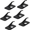 Generic 6 Pezzi Recurve Rest Adesivo Rest Supporto Frecce Plastica Compatibile Destro Sinistro Migliora Precisione Evita Danni alle Piume, Mano Sinistra