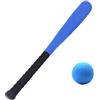 SunsoilGiant Set Mazza E Palla da Schiuma per Bambini, Set da Baseball per Bambini E Ragazze, Leggero, 63,5 Cm, Eva, Mazza Giocattolo per, Blu