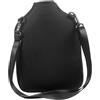Zxpjkyu Borsa Porta Racchetta per Uomo E Donna, Custodia per Racchetta con Tracolla Regolabile per Sport all'Aria Aperta E Allenamento, Nero
