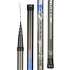 AESFADMOAH Canna da pesca ultraleggera telescopica 8-16 m, portatile, per grandi pesci, attrezzatura da mare in carbonio surf canna da pesca pieghevole per persici e crappie(8m)
