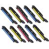 RUNROTOO Piastra Avvolgimento Lenza per Pesca 10 Pezzi in Plastico Anticorrosione Cuscinetti in Schiuma per Porta Canna da Pesca Accessorio Essenziale Colore Casuale
