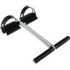 Homyl Sit Up Pull Rope Equipment Allenatore Addome Gambe Espansore Elastico Pedaliera Molla Acciaio Presa Confortevole E Antiscivolo Adatto a Uomini Donne P, Nero, Anelli Fitness
