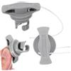 TOMETURE Adattatore Valvola Aria Kayak 2 Pezzi in Pvc Antiperdite Facile da Trasportare per Accessori Barca e Kayak Uso Nautico