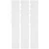 TISHITA 3X Edge Tape Nastri Laterali Lunghi Trasparenti da 15,5 Pollici Nastro Appiccicoso Pratico Resistente all'Usura per La, 25 mm di Larghezza
