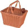 Zxpjkyu Cestino da Manubrio per Bicicletta per Bambini con Cinghia E Fibbia, Borsa da Manubrio per Bicicletta Way To Work, Marrone
