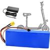 GJCKOPIUFA Batteria Per Bicicletta Elettrica 36V 30Ah 10S2P Impermeabile Agli Ioni Di Litio, Pacco Batteria Per Ebike Con Caricabatterie, Batteria Ad Alta Potenza, Batteria Per Scooter T+DC