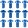 KQFCAZRE 12 Pezzi Viti per Freni da Bicicletta M5X9 Mm Manutenzione Pratica Riparazione Fissaggio Freni da Bicicletta Non Avvitare I Freni, Rosso