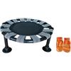 Wswqop Mini Trampolino Bambini Trampolino Portatile Pieghevole Letto Saltellante Accessori Gioco Design Compatto Migliorata Adatto per Allenamento, Piccolo