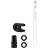 TISHITA Presta Value Extender Estensione Adapter, 1 pz Argento 60mm