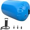APLVFFZH Gymnastics Barrel Gonfiabile Tappetino Roller da Allenamento con Pompa PVC Resistente per Ginnastica Allenamento a Casa E Ufficio, Blu