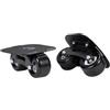 SunsoilGiant Split per Adulti Tavola Roller Skateboard con Struttura Superficie Antiscivolo Stabile Facile da Usare Adatto a Principianti, Ruota Nera Ad Arco