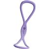 Chatonshen Fascia Elastica per Esercizi a Forma di 8, Fascia di Resistenza Elastica, Fascia per Esercizi Fitness con Corda Elastica, Viola