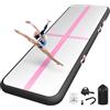 SportBob Tappeto Ginnastica Artistica 2m Spessore 10cm, con Electric Pump 600W,Tumbling Mat,Tappeto Ginnastica da Casa, Tappetino Palestra per Gym, Home,Esterno, Fitness, Yoga