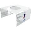 YueShengYCHUANG Porta Palline in Acrilico Trasparente - Palline da Softball E Baseball - Espositore di per Palline di Piccole Dimensioni, 1 Foro