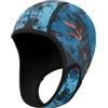 Folpus Cappuccio da Sub, Cappuccio per Muta in Neoprene da 2 Mm, Protezione per Le Orecchie, Cappuccio da Surf, per Uomo, Donna, Sport Acquatici, Grigio