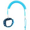 predolo Leash per Tavola da Surf, Corda per Piedi da Paddleboard, Corda a Molla a Spirale per Accessori da Surf, Tutti I Tipi, Blu