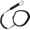 Fxzqgnh Leash per Tavola da Surf, Imbracatura, Attacco per Tavola da Surf, Cordino Elastico, Pratico, Sicuro, Confortevole, in PVC per Uso Ripetuto, a, 10 Piedi