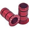 Zxpjkyu Componenti per La Conversione del Mozzo della Bicicletta da Perno Passante da 15 Mm a 12 Mm, Rosso
