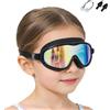 Generic Nuoto da bambini, con clip per il naso e tappi per le orecchie, anti-appannamento - maschere da nuoto per bambini per nuoto - per piscina ragazzi ragazze snorkeling immersioni sport acquatici vacanze
