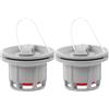ROMISBABA Valvola Aria per Gommone 2 Pezzi in Pom Resistente Design ad Alta Pressione per Barca Gonfiabile e Kayak Accessorio Durevole per Sport Acquatici