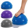 BORDEAG 3 pezzi Balance Board emisfero, equilibrio riccio fitness emisfero, cuscino di equilibrio, per il corpo, massaggio di coordinazione